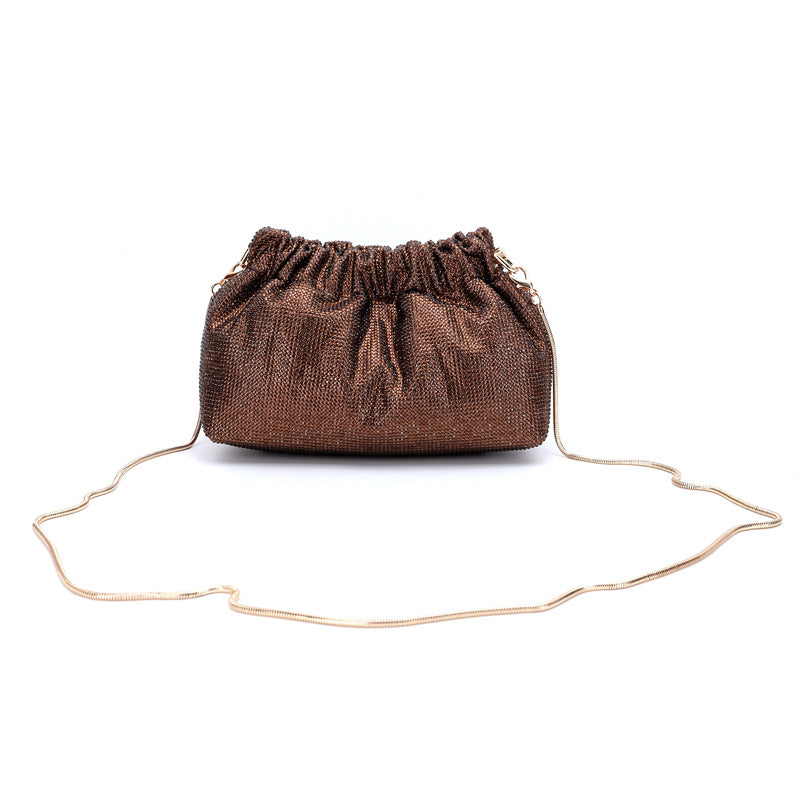 Full Diamond Evening Wear Veneer Drawstring Bag