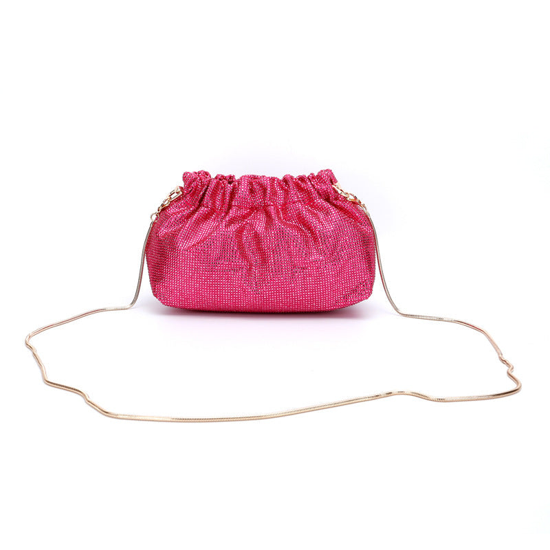Full Diamond Evening Wear Veneer Drawstring Bag