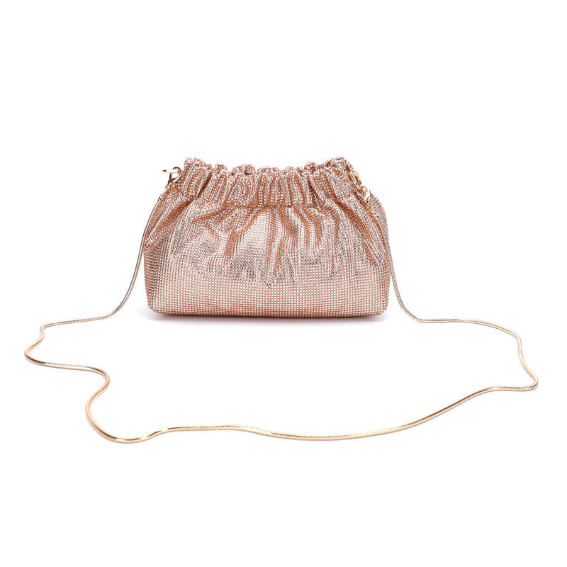 Full Diamond Evening Wear Veneer Drawstring Bag