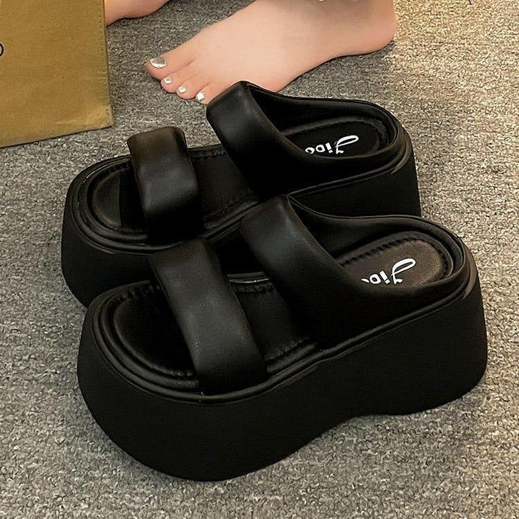 Suitable For Height Increasing Leisure Platform Slippers