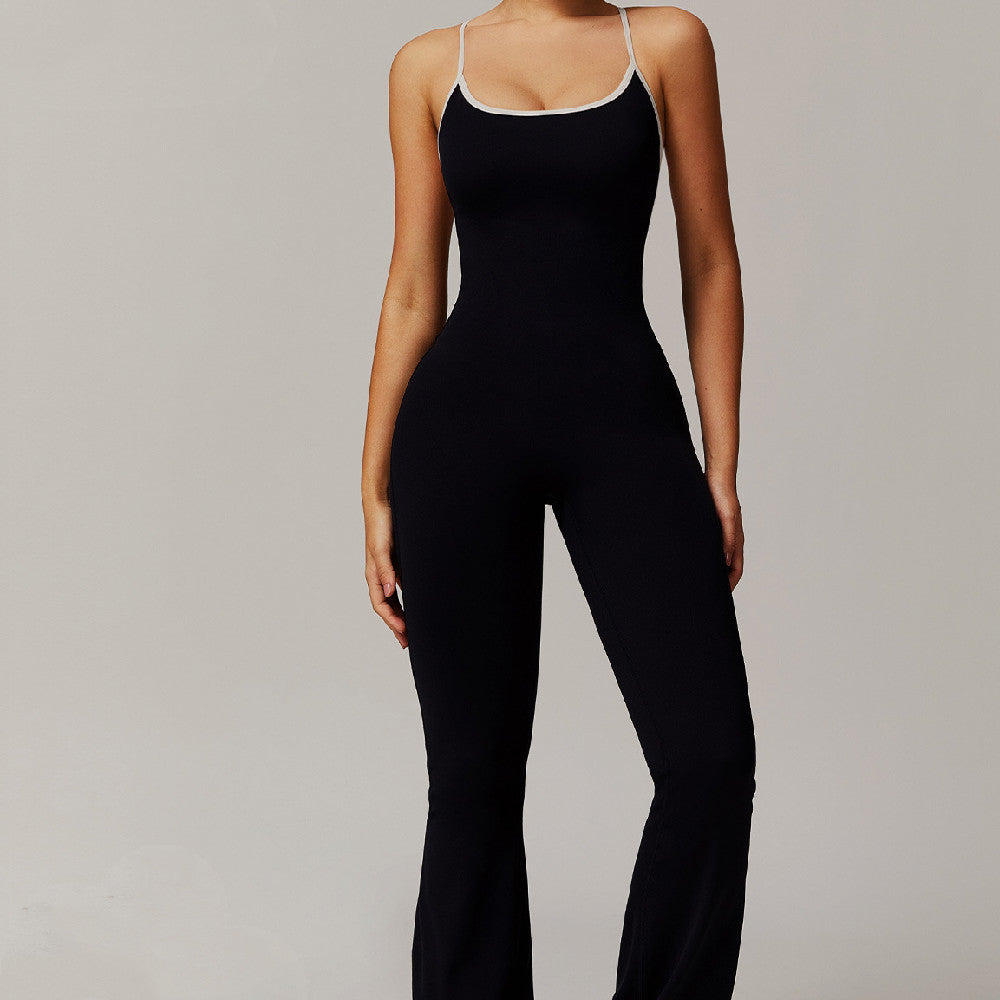 Women's Fashion Personality Sports Fitness Jumpsuit