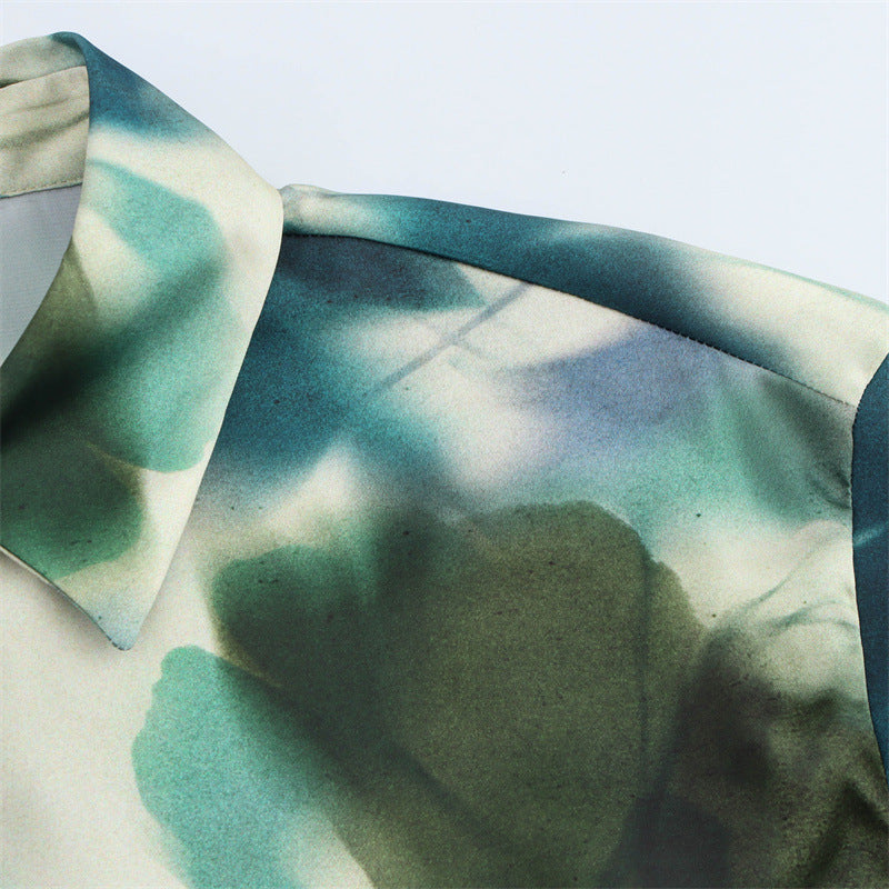 Fashion Loose Casual Retro Printed Temperament