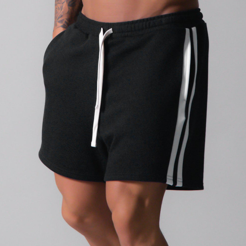 Men's Simple Running Training Breathable Stretch Casual Shorts