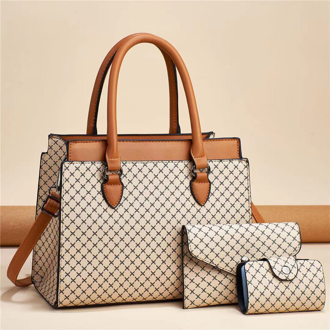 Plaid Women's Bag Suit Large Capacity Fashion