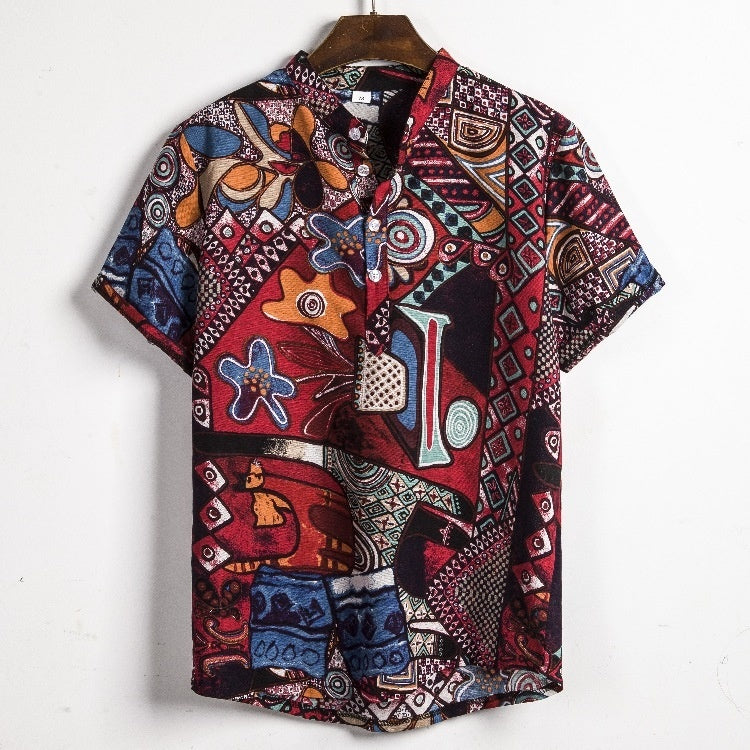Men's Bamboo And Linen Shirt