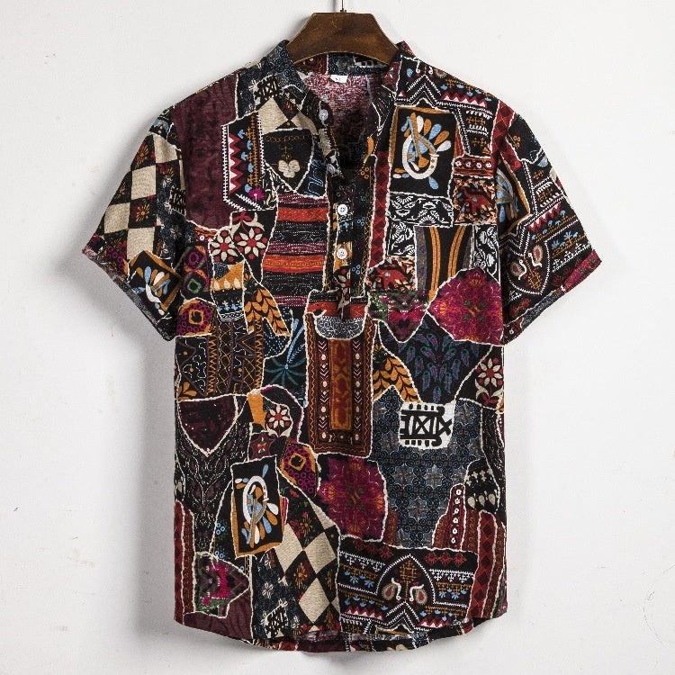 Men's Bamboo And Linen Shirt